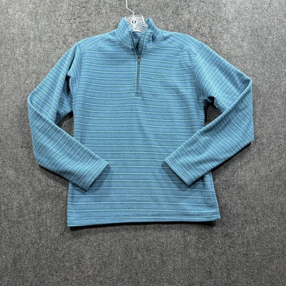 Patagonia Pullover Kids Large Blue Striped Long Sleeve Fleece - Picture 1 of 6